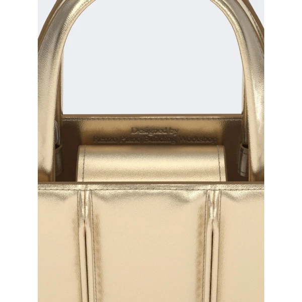 Max Mara Whitney Bag 2 Nano Lambskin in Light Gold Brown | Mini Bags | Coveti