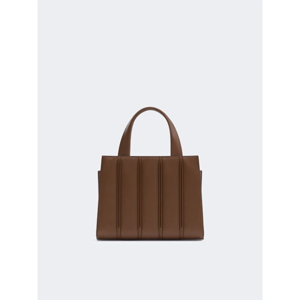 Max Mara Whitney Bag 4 Small in Amber Brown | Totes & Top-Handle Bags | Coveti