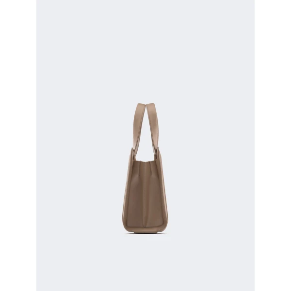 Max Mara Whitney Bag 4 Small in Turtledove | Totes & Top-Handle Bags | Coveti
