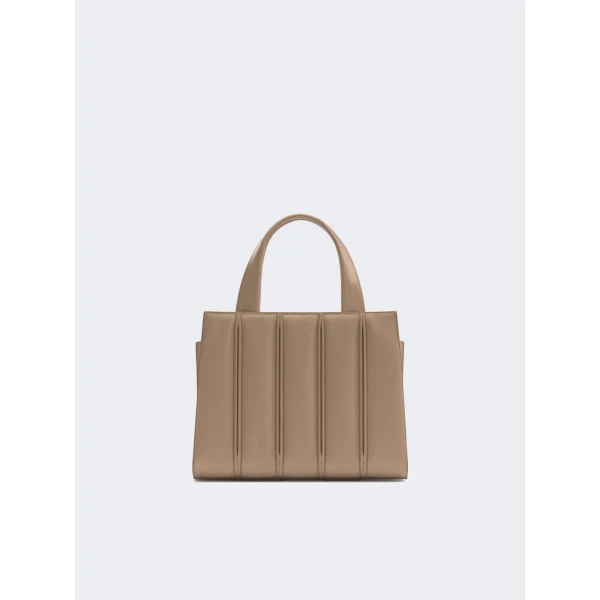 Max Mara Whitney Bag 4 Small in Turtledove | Totes & Top-Handle Bags | Coveti