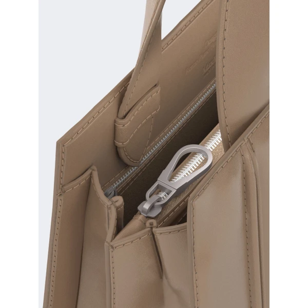 Max Mara Whitney Bag 4 Small in Turtledove | Totes & Top-Handle Bags | Coveti