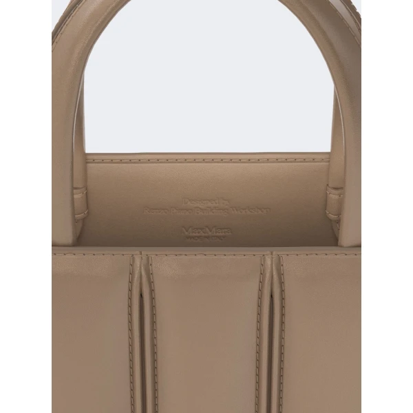 Max Mara Whitney Bag 4 Small in Turtledove | Totes & Top-Handle Bags | Coveti