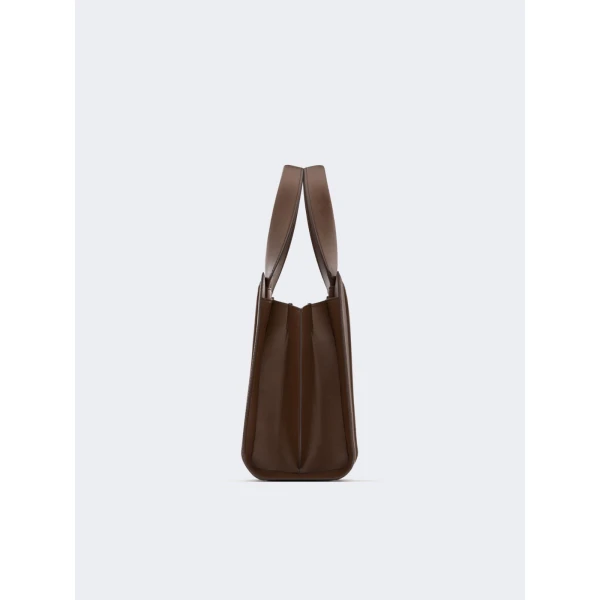 Max Mara Whitney Bag 5 Medium in Amber Brown | Totes & Top-Handle Bags | Coveti