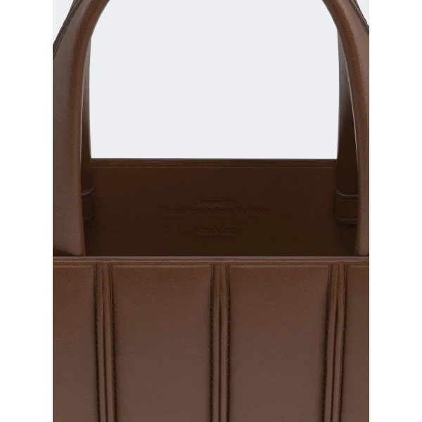 Max Mara Whitney Bag 5 Medium in Amber Brown | Totes & Top-Handle Bags | Coveti