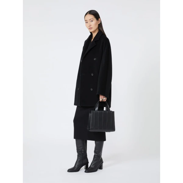 Max Mara Whitney Bag 5 Medium in Black | Totes & Top-Handle Bags | Coveti