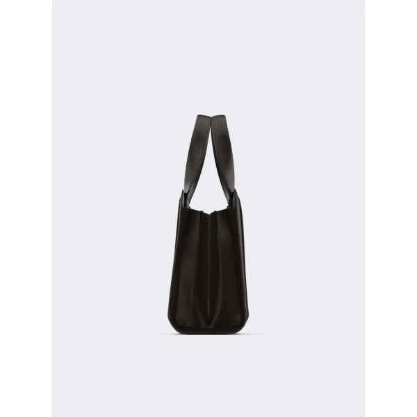 Max Mara Whitney Bag 5 Medium in Dark Brown | Totes & Top-Handle Bags | Coveti