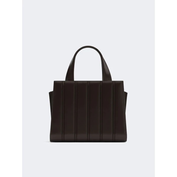 Max Mara Whitney Bag 5 Medium in Dark Brown | Totes & Top-Handle Bags | Coveti