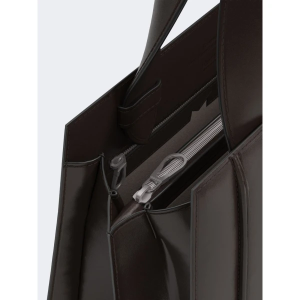 Max Mara Whitney Bag 5 Medium in Dark Brown | Totes & Top-Handle Bags | Coveti