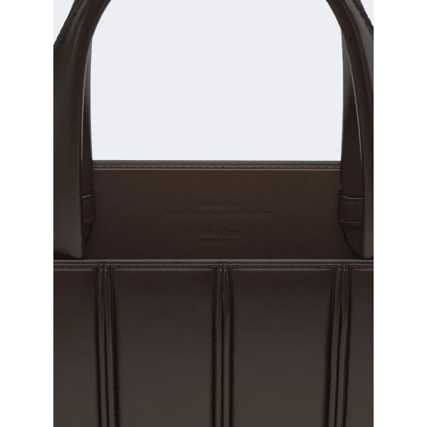 Max Mara Whitney Bag 5 Medium in Dark Brown | Totes & Top-Handle Bags | Coveti