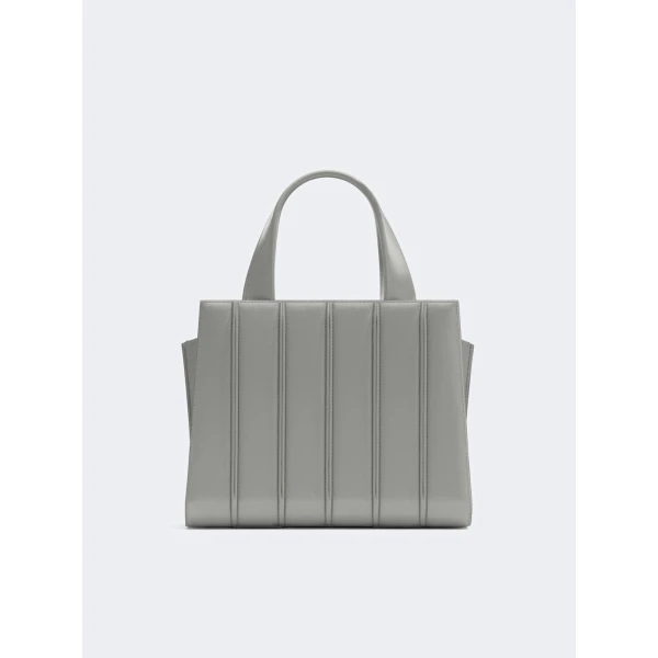 Max Mara Whitney Bag 5 Medium in Light Grey | Totes & Top-Handle Bags | Coveti