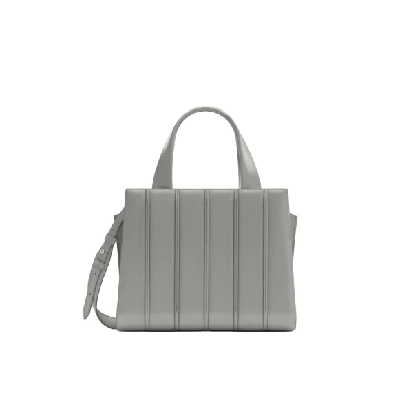 Max Mara Whitney Bag 5 Medium in Light Grey | Totes & Top-Handle Bags | Coveti