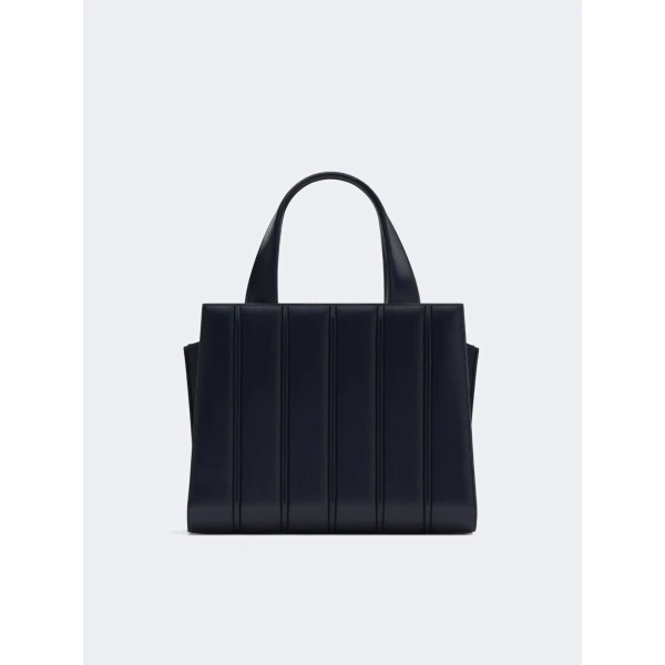Max Mara Whitney Bag 5 Medium in Midnight Blue | Totes & Top-Handle Bags | Coveti
