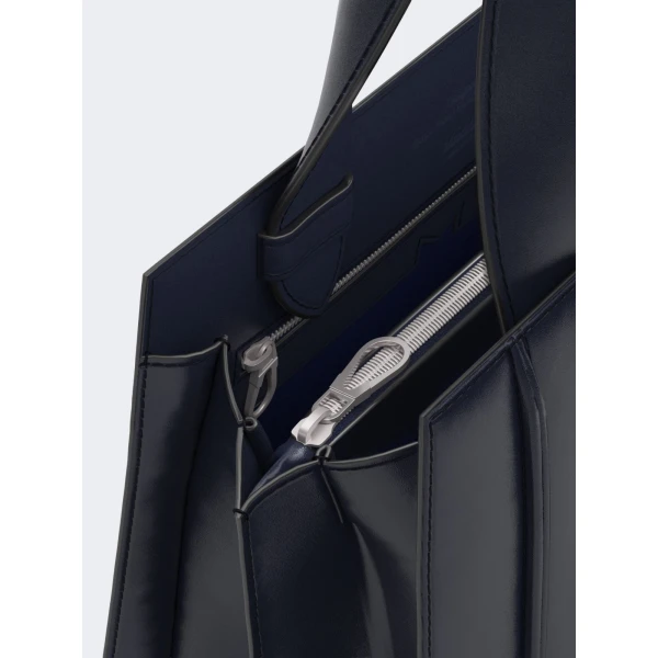 Max Mara Whitney Bag 5 Medium in Midnight Blue | Totes & Top-Handle Bags | Coveti