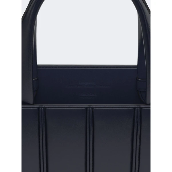 Max Mara Whitney Bag 5 Medium in Midnight Blue | Totes & Top-Handle Bags | Coveti