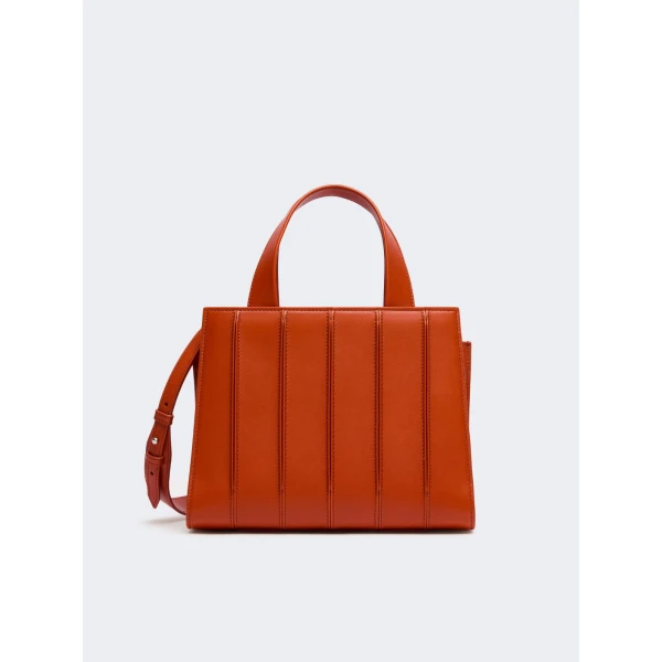 Max Mara Whitney Bag 5 Medium in Orange | Totes & Top-Handle Bags | Coveti