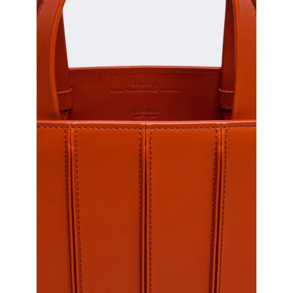 Max Mara Whitney Bag 5 Medium in Orange | Totes & Top-Handle Bags | Coveti