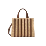 Max Mara Whitney Bag 6 Medium Wicker in Beige | Totes & Top-Handle Bags | Coveti