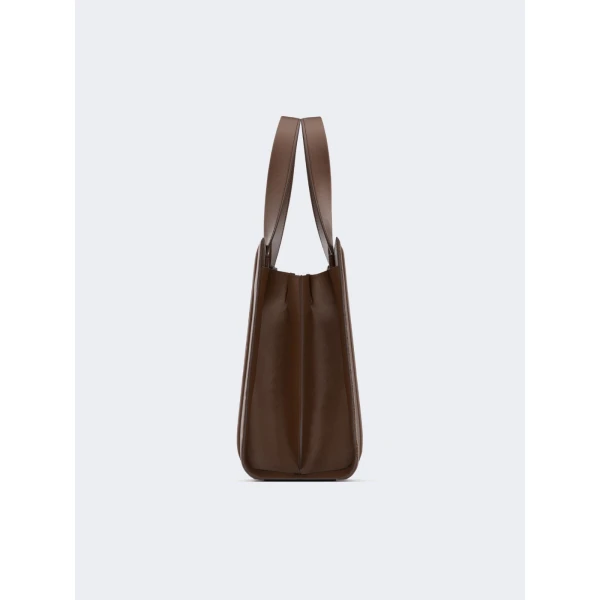 Max Mara Whitney Bag 6 Medium in Amber Brown | Totes & Top-Handle Bags | Coveti