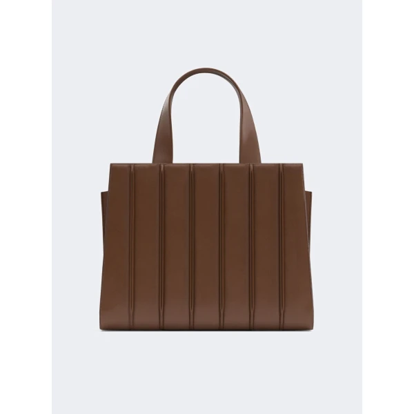 Max Mara Whitney Bag 6 Medium in Amber Brown | Totes & Top-Handle Bags | Coveti