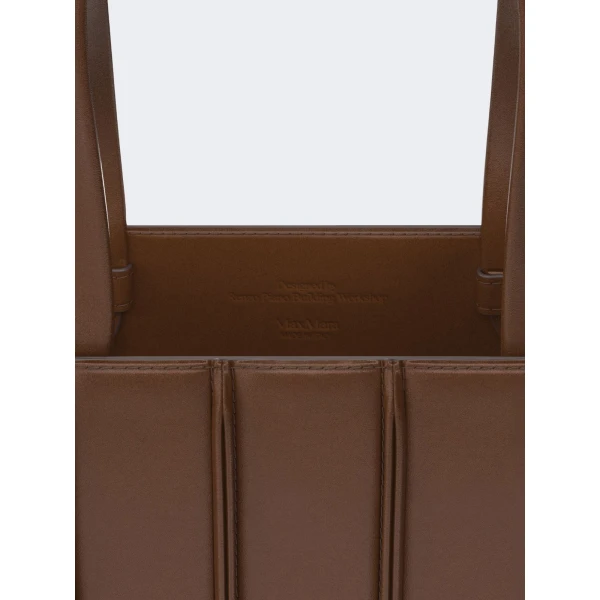 Max Mara Whitney Bag 6 Medium in Amber Brown | Totes & Top-Handle Bags | Coveti