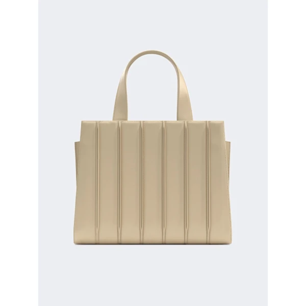 Max Mara Whitney Bag 6 Medium in Beige | Totes & Top-Handle Bags | Coveti
