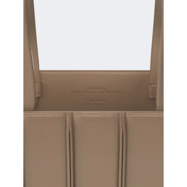 Max Mara Whitney Bag 6 Medium in Natural | Totes & Top-Handle Bags | Coveti