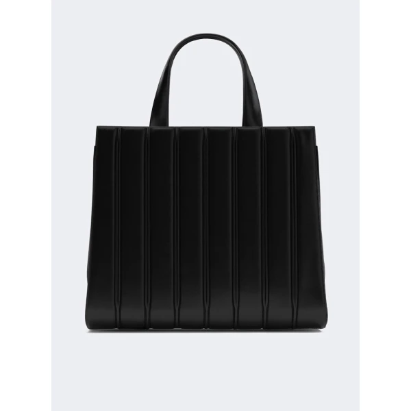 Max Mara Whitney Bag 7 Large in Black | Totes & Top-Handle Bags | Coveti