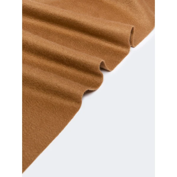 Max Mara Wsdalia Cashmere Monogram Stole in Tobacco | Scarves | Coveti
