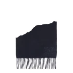 Max Mara Wsdalia Cashmere Monogram Stole in Ultramarine | Women | Coveti