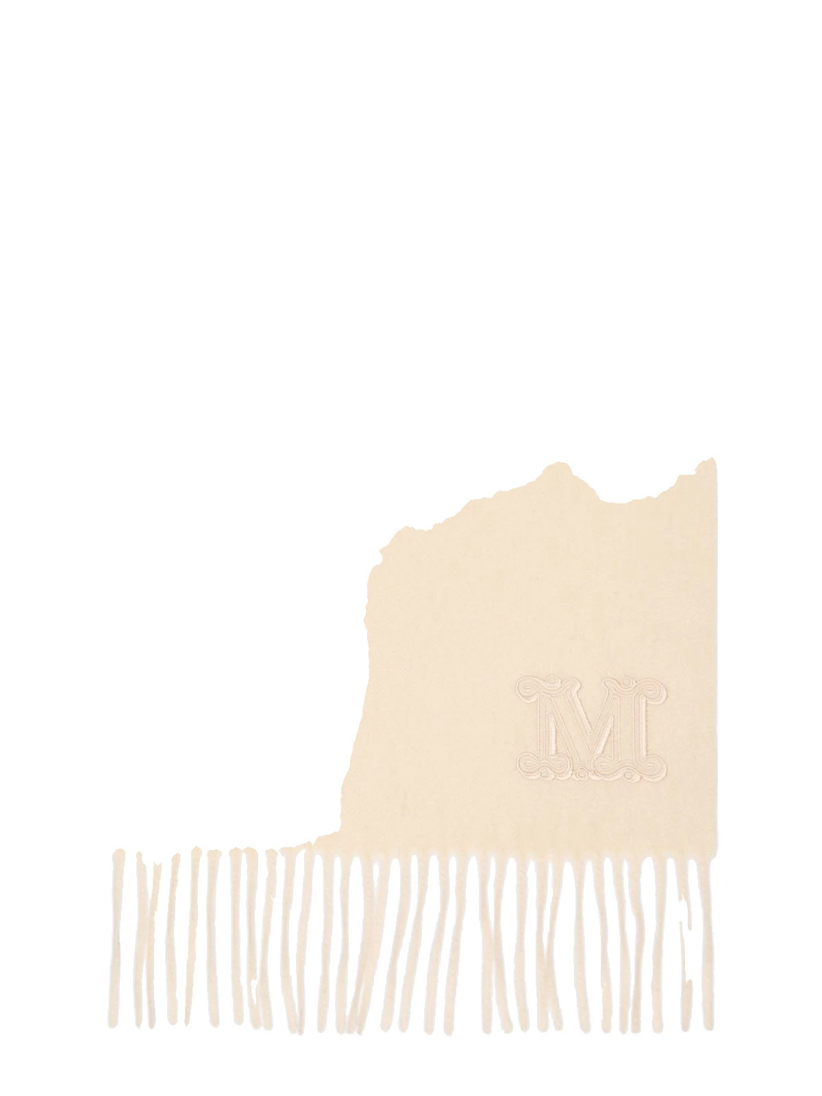 Max Mara Wsdalia Monogram Cashmere Stole in Ivory Max Mara Wsdalia Monogram Cashmere Stole in Ivory | Scarves | Coveti