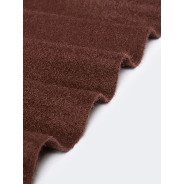 Max Mara Wsdalia Monogram Cashmere Stole in Rust | Scarves | Coveti