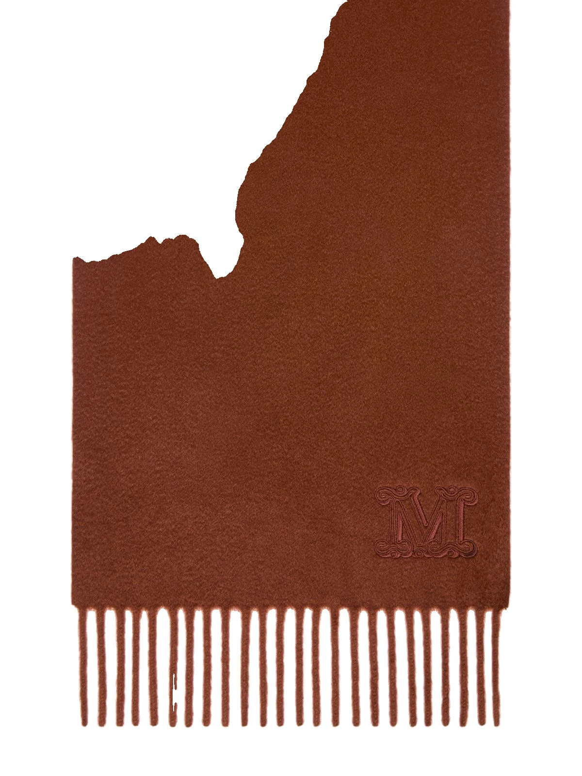 Max Mara Wsdalia Monogram Cashmere Stole in Rust Style 2 Max Mara Wsdalia Monogram Cashmere Stole in Rust Style 2 | Scarves | Coveti