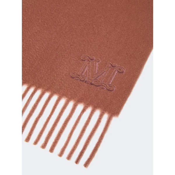 Max Mara Wsdalia Monogram Cashmere Stole in Shaded Pink | Scarves | Coveti