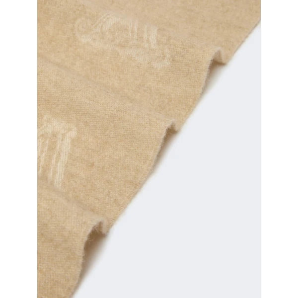 Max Mara Wsklause Sable Cashmere Stole in Beige | Scarves | Coveti