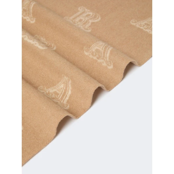 Max Mara Wsklause Sable Cashmere Stole in Camel | Scarves | Coveti