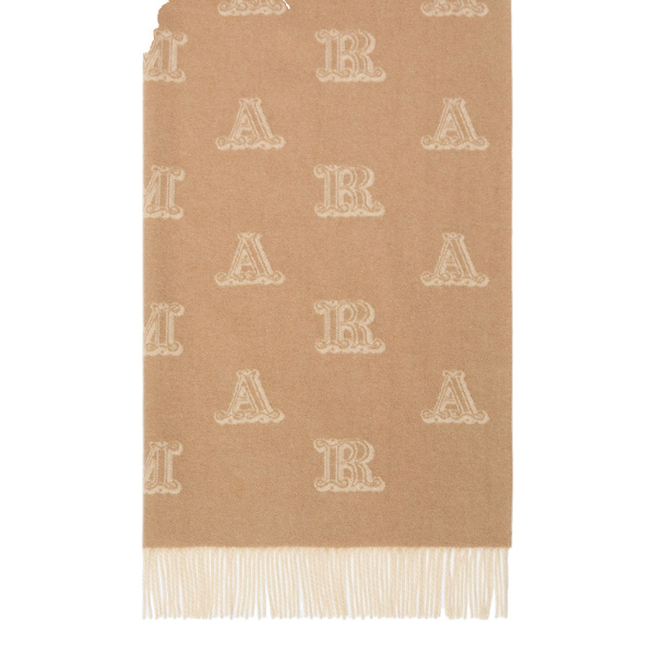Max Mara Wsklause Sable Cashmere Stole in Camel | Scarves | Coveti