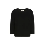 Max Mara Xeno Mohair Blend Jumper in Black | Sweaters | Coveti