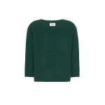 Max Mara Xeno Mohair Blend Jumper in Dark Green | Sweaters | Coveti