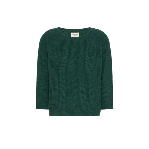 Max Mara Xeno Mohair Blend Jumper in Dark Green | Sweaters | Coveti