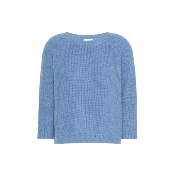 Max Mara Xeno Mohair Blend Jumper in Light Blue | Sweaters | Coveti