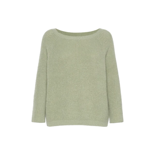 Xeno Mohair Blend Jumper in Sage Green