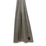 Max Mara Yarn-Dyed Wool Stole in Brown | Scarves | Coveti