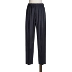 Max Mara Zamia Cashmere Foule Drawstring Trousers in Ultramarine | Tailored pants | Coveti