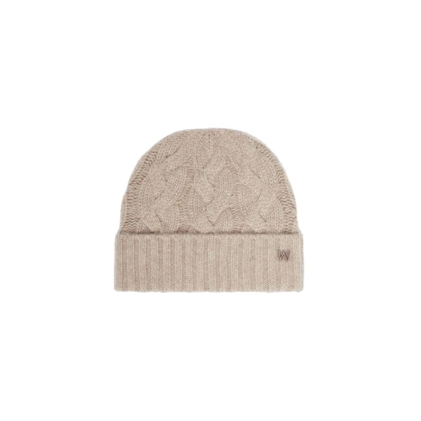 Max Mara Zampa Cashmere Beanie in Honey | Hats | Coveti