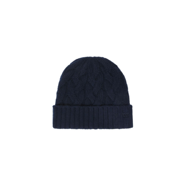 Max Mara Zampa Cashmere Beanie in Ultramarine | Hats | Coveti