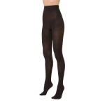Max Mara Zavorra Ribbed Cotton Tights in Dark Brown | Accessories | Coveti