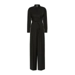 Max Mara Zigrino Pure Wool Jumpsuit in Black | Jumpsuit | Coveti