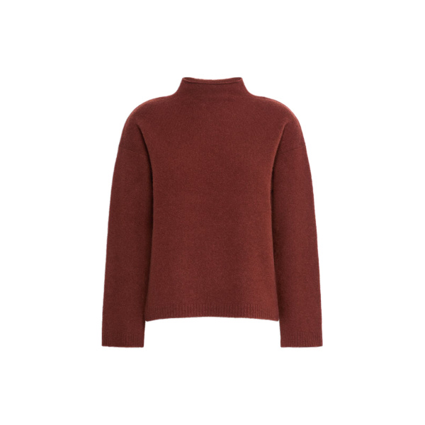 Max Mara Zodiaco Relaxed Cashmere Sweater in Rust | Sweaters | Coveti