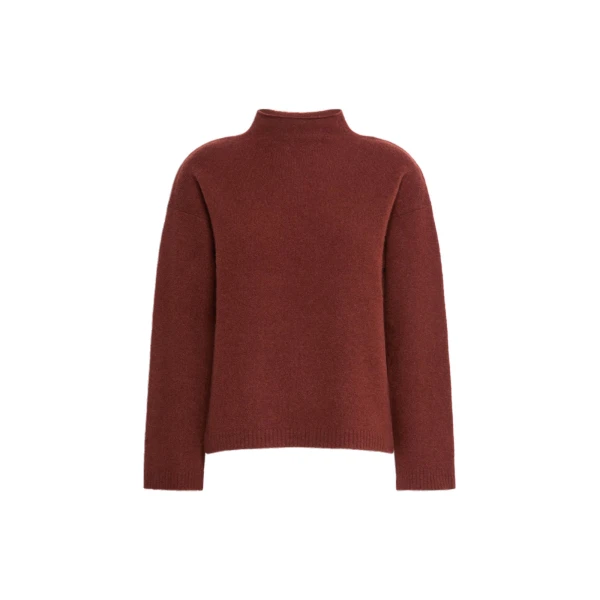 Zodiaco Relaxed Cashmere Sweater in Rust