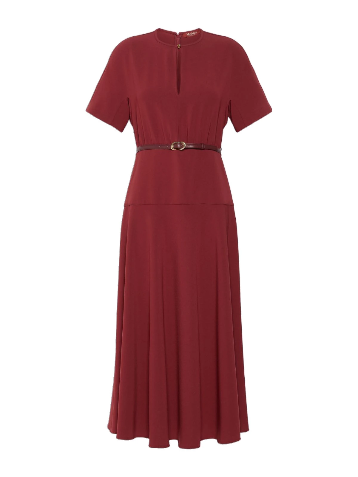 Max Mara Zorro Long Cady Gown in Ruby Max Mara Zorro Long Cady Gown in Ruby | Evening Gowns | Coveti
